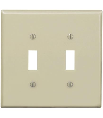 Leviton Decora Ivory 1 gang Thermoplastic Nylon Rocker Wall Plate